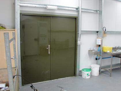 Standard PA door for the dairy unit