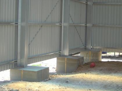 farm building concrete footings