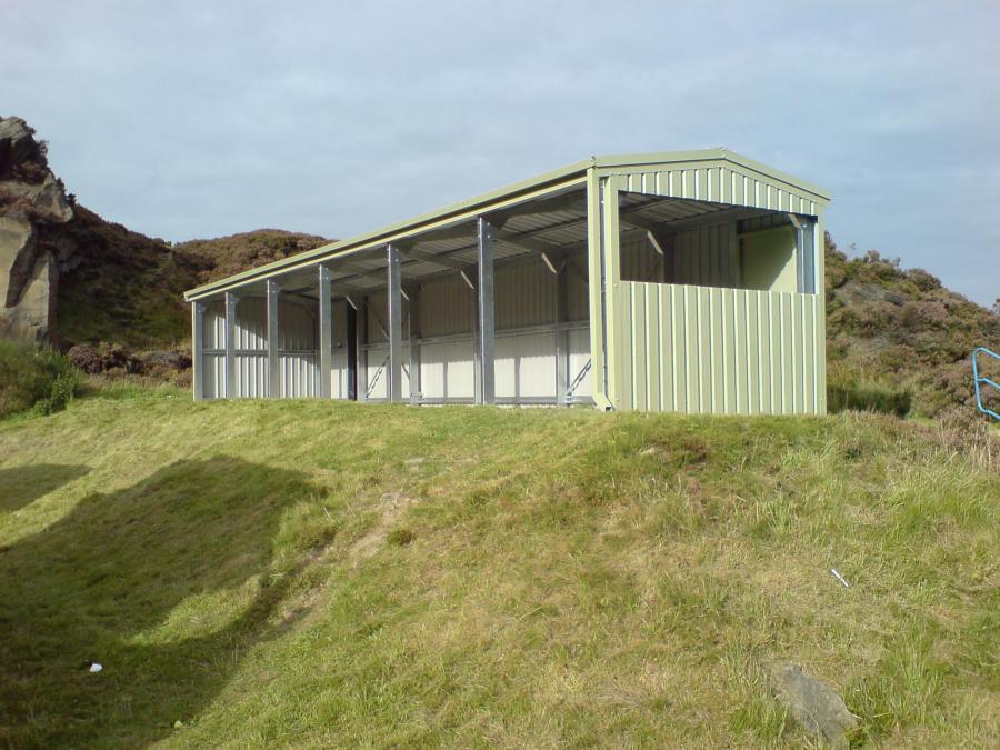 Exterior view of shelter