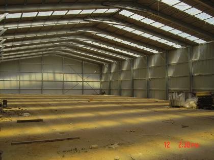 Large farm and agricultural building - interior
