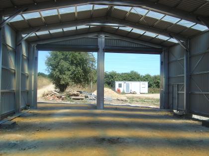 farm building interior