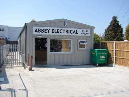 External view of steel framed retail shop