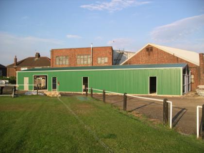 Steel framed club house for Football club