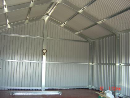 agricultural shed - interior