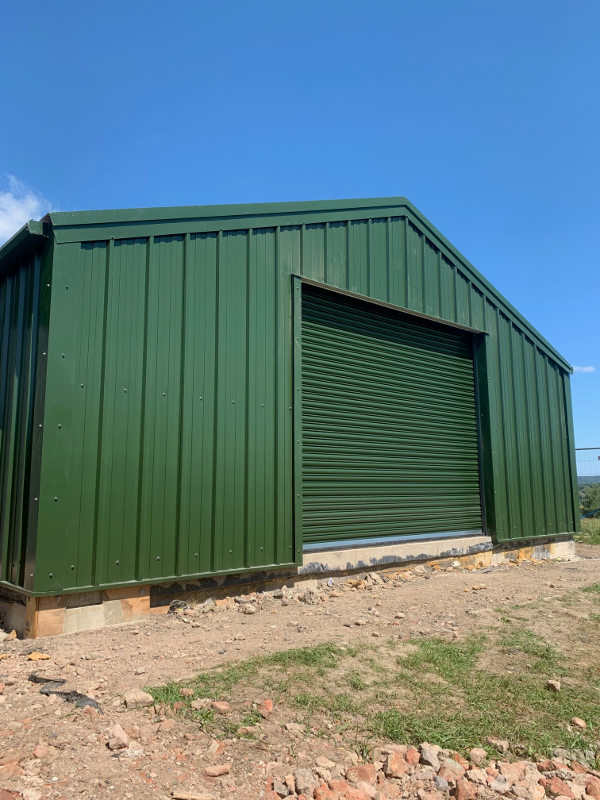 Finished in racing green cladding